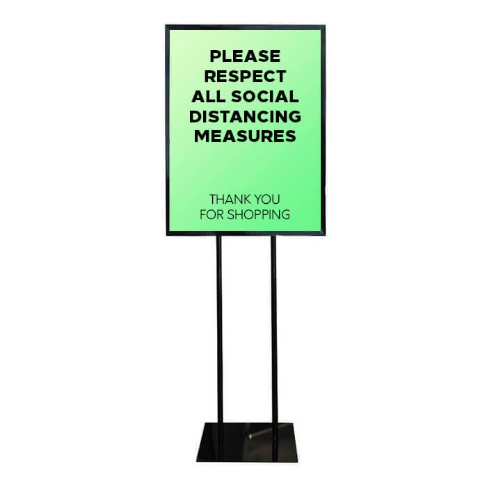 22 x 28 Poster Sign Holder Floor Stand main social megastore printing