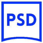 Vertical Business Card PSD Template