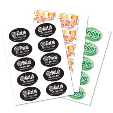 3 x 2 oval labels